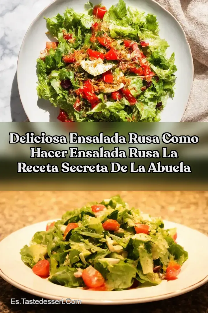 Deliciosa Ensalada Rusa Como Hacer Ensalada Rusa La receta secreta de la abuela