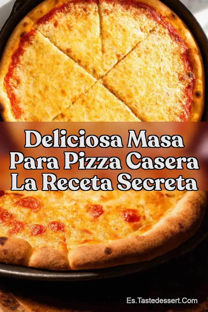 Deliciosa Masa para Pizza Casera La Receta Secreta