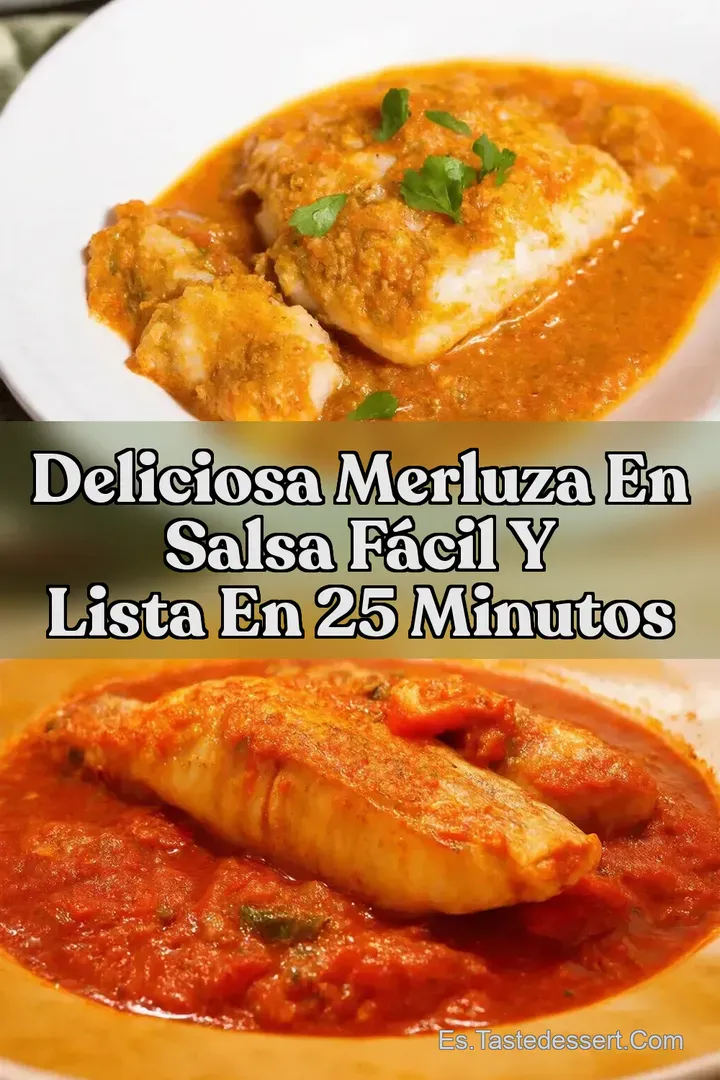 Deliciosa Merluza en Salsa F&aacute;cil y Lista en 25 Minutos