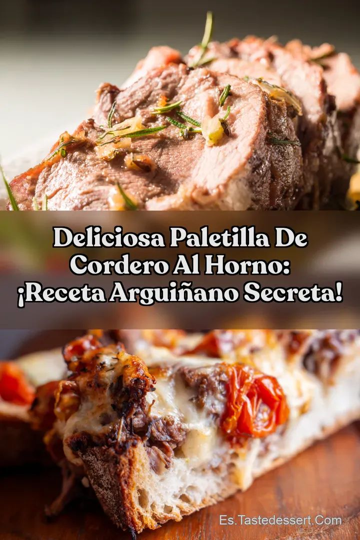 Deliciosa Paletilla de Cordero al Horno: &iexcl;Receta Argui&ntilde;ano Secreta!