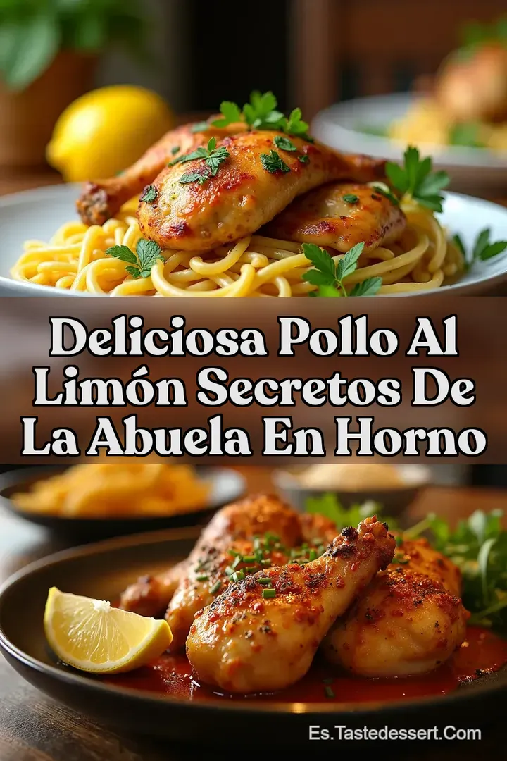 Deliciosa Pollo al Lim&oacute;n Secretos de la Abuela en Horno