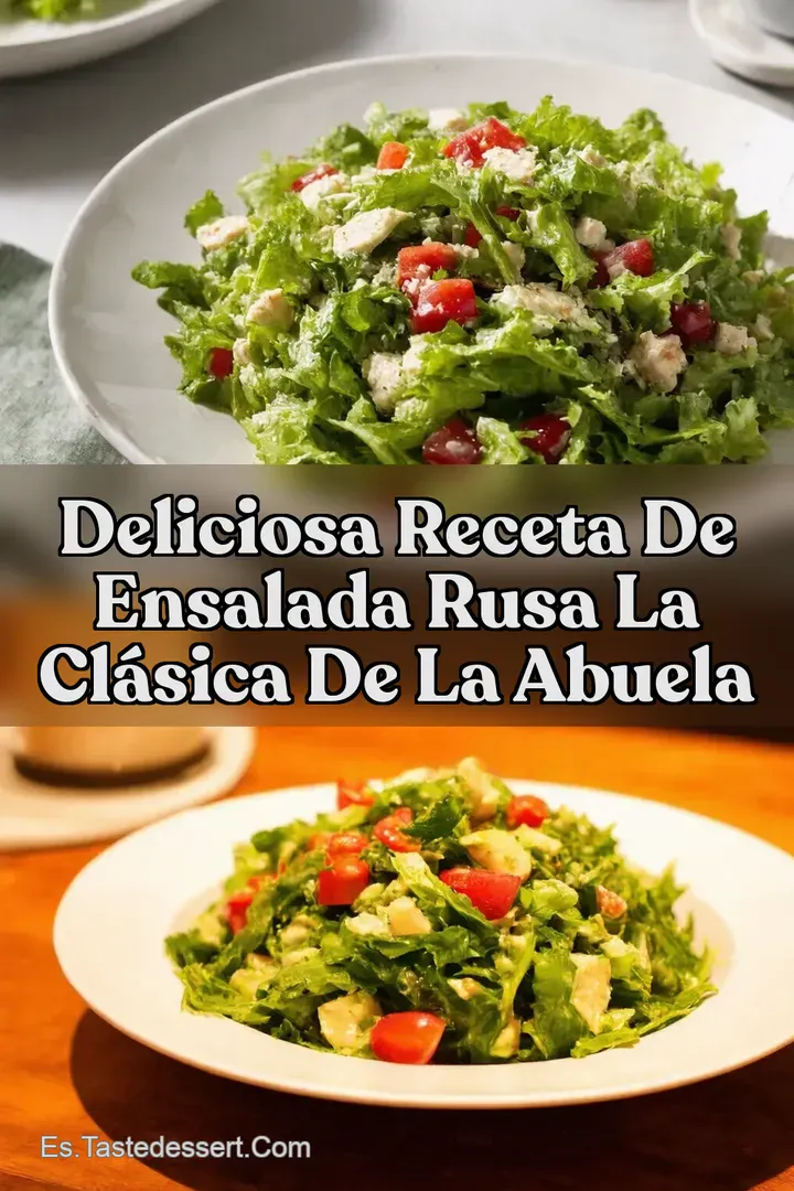Deliciosa Receta de Ensalada Rusa La Cl&aacute;sica de la Abuela