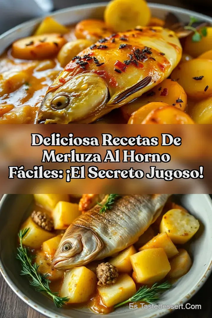 Deliciosa Recetas de merluza al horno f&aacute;ciles: &iexcl;El Secreto Jugoso!