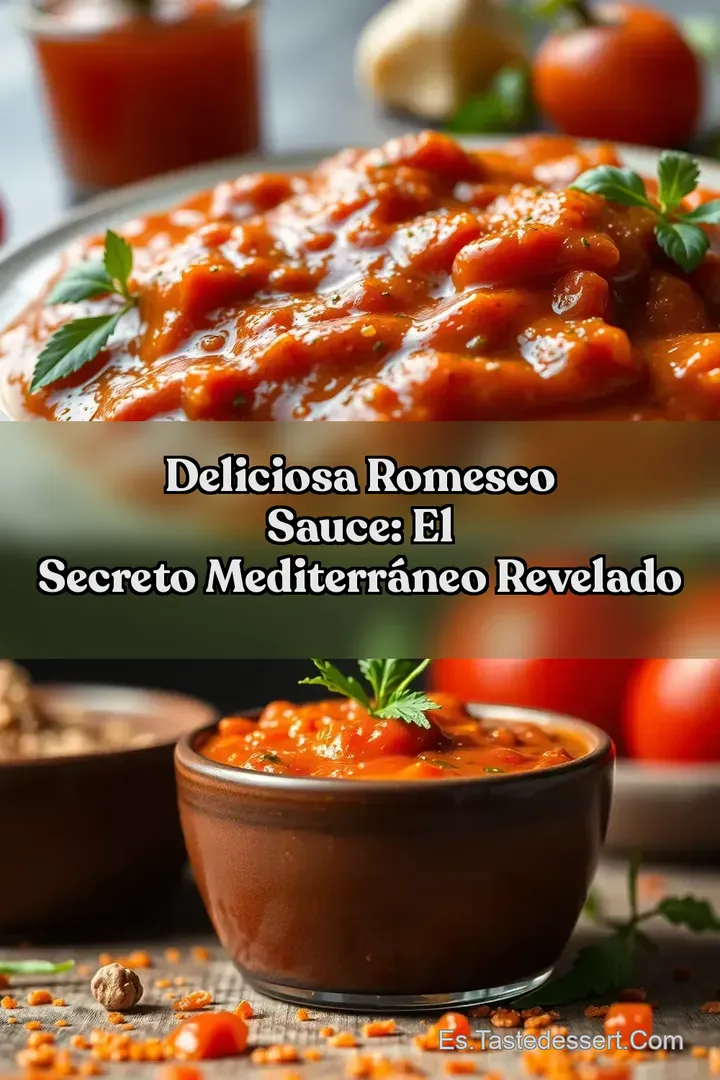 Deliciosa Romesco Sauce: El Secreto Mediterr&aacute;neo Revelado