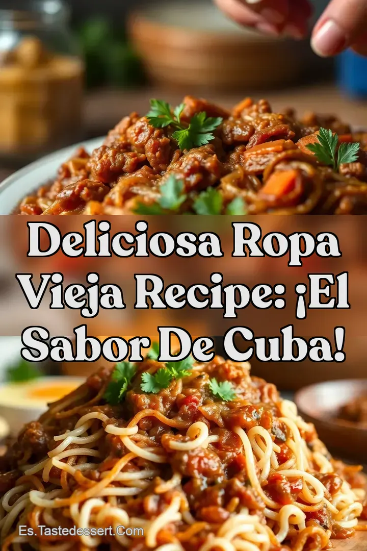Deliciosa Ropa Vieja Recipe: &iexcl;El Sabor de Cuba!