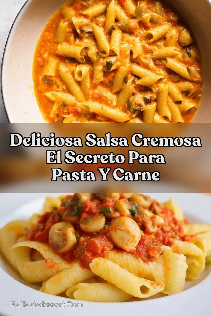 Deliciosa Salsa Cremosa El Secreto para Pasta y Carne