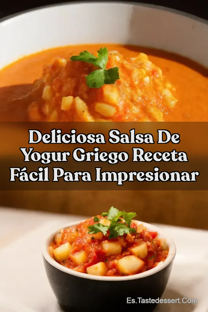 Deliciosa Salsa de Yogur Griego Receta F&aacute;cil para Impresionar