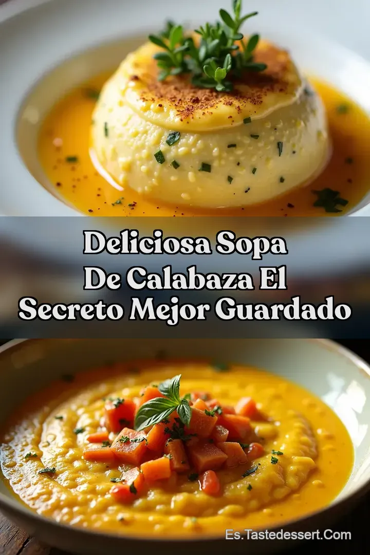 Deliciosa Sopa de Calabaza El Secreto Mejor Guardado