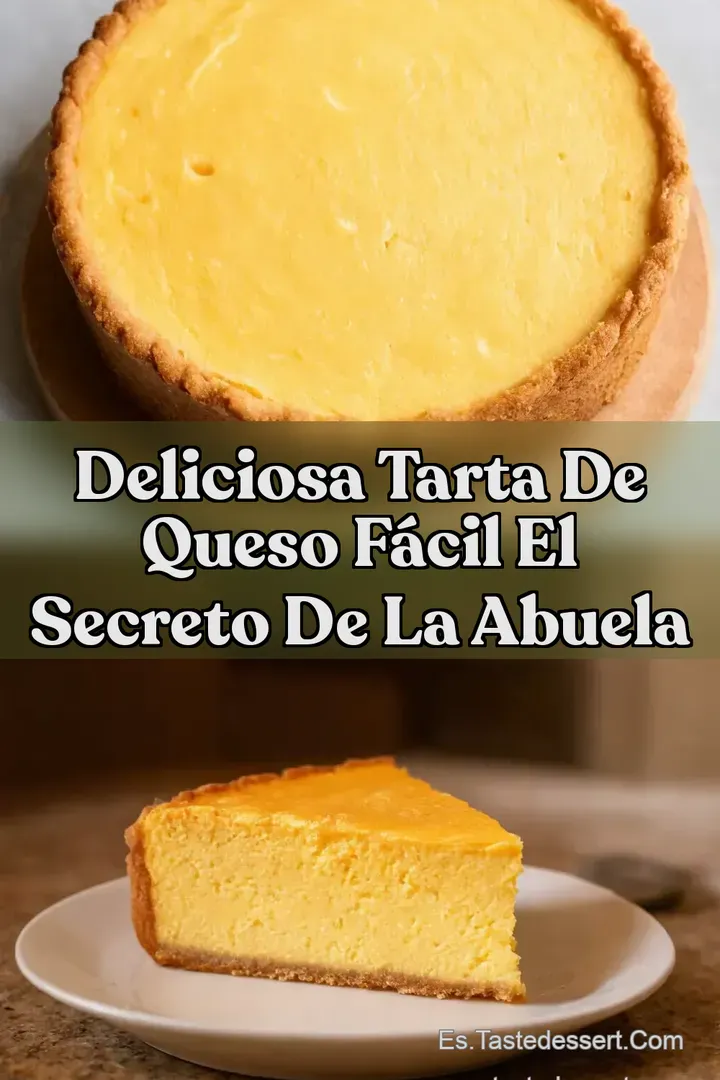 Deliciosa Tarta de Queso F&aacute;cil El Secreto de la Abuela