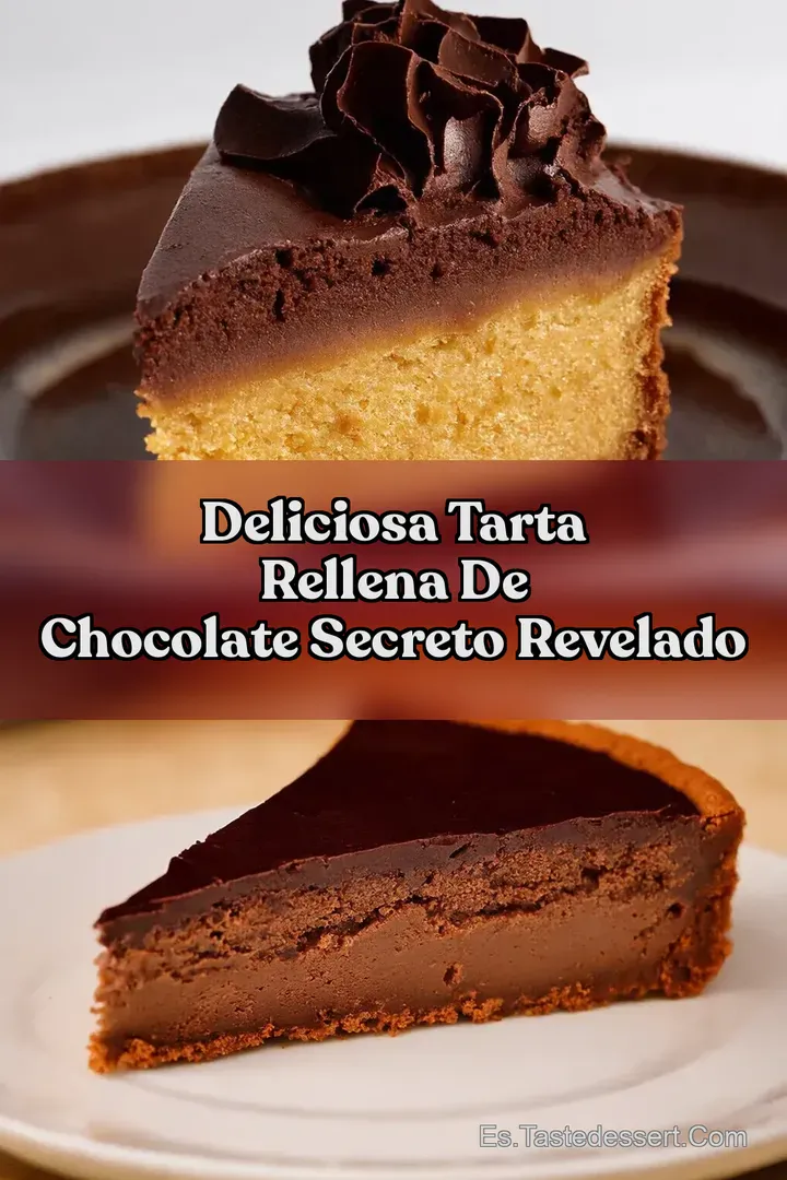 Deliciosa Tarta Rellena de Chocolate Secreto Revelado