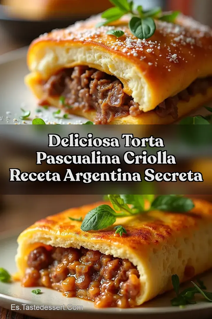 Deliciosa Torta Pascualina Criolla Receta Argentina Secreta