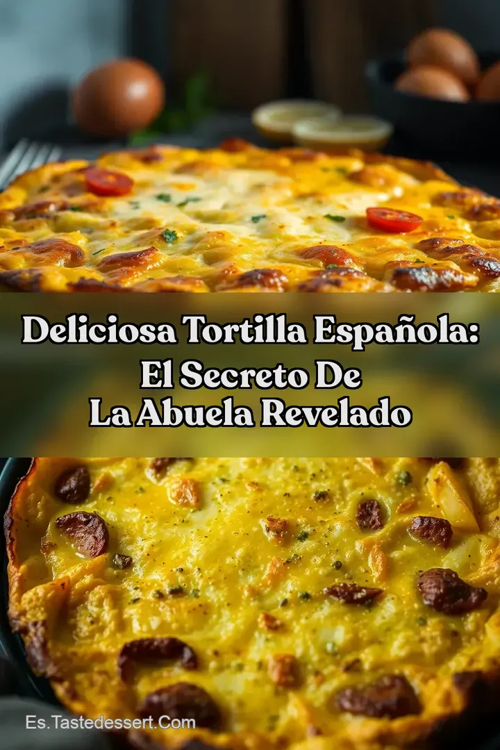 Deliciosa Tortilla Espa&ntilde;ola: El Secreto de la Abuela revelado