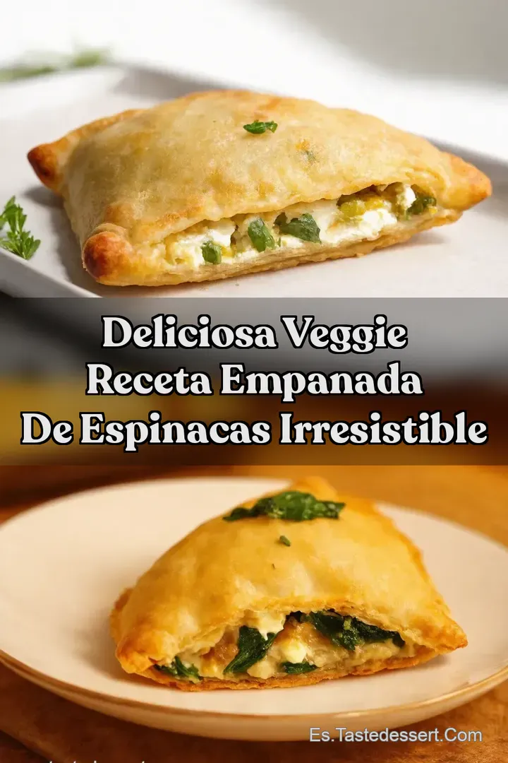 Deliciosa Veggie Receta Empanada de Espinacas Irresistible