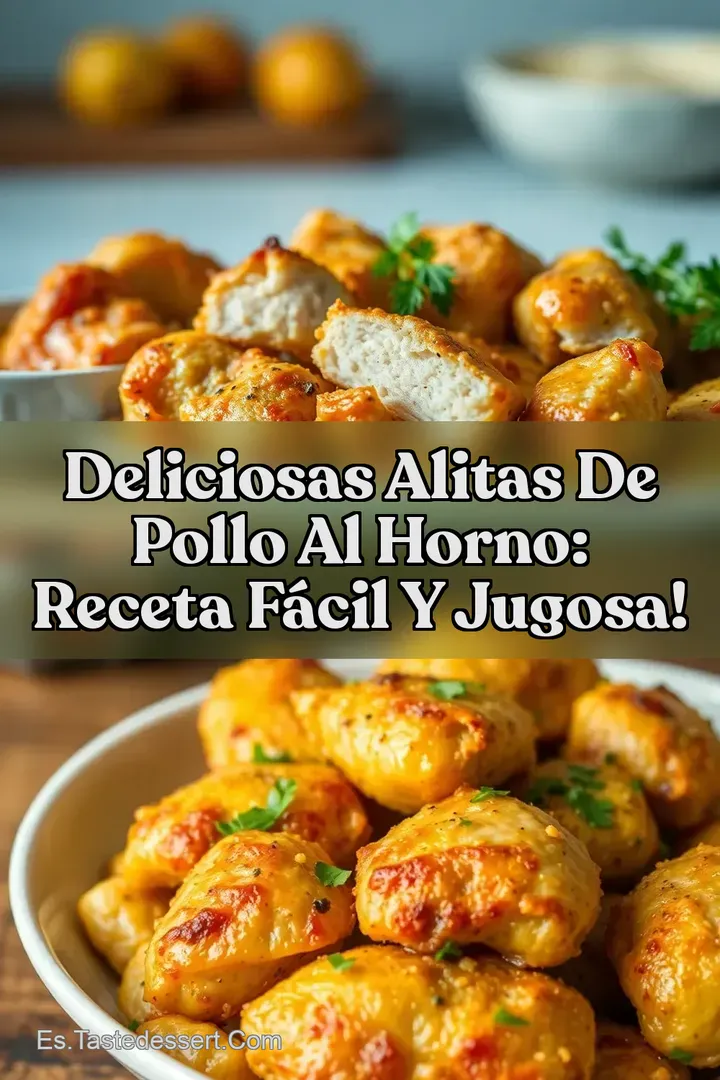 Deliciosas Alitas de Pollo al Horno: Receta F&aacute;cil y Jugosa!
