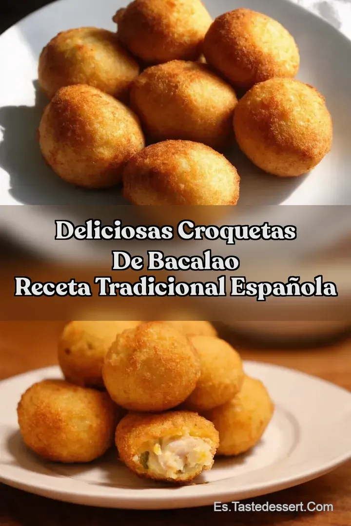 Deliciosas Croquetas de Bacalao Receta Tradicional Espa&ntilde;ola