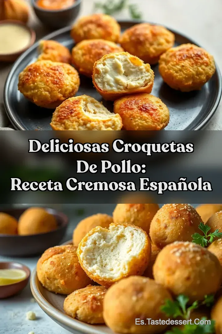 Deliciosas Croquetas de Pollo: Receta Cremosa Espa&ntilde;ola