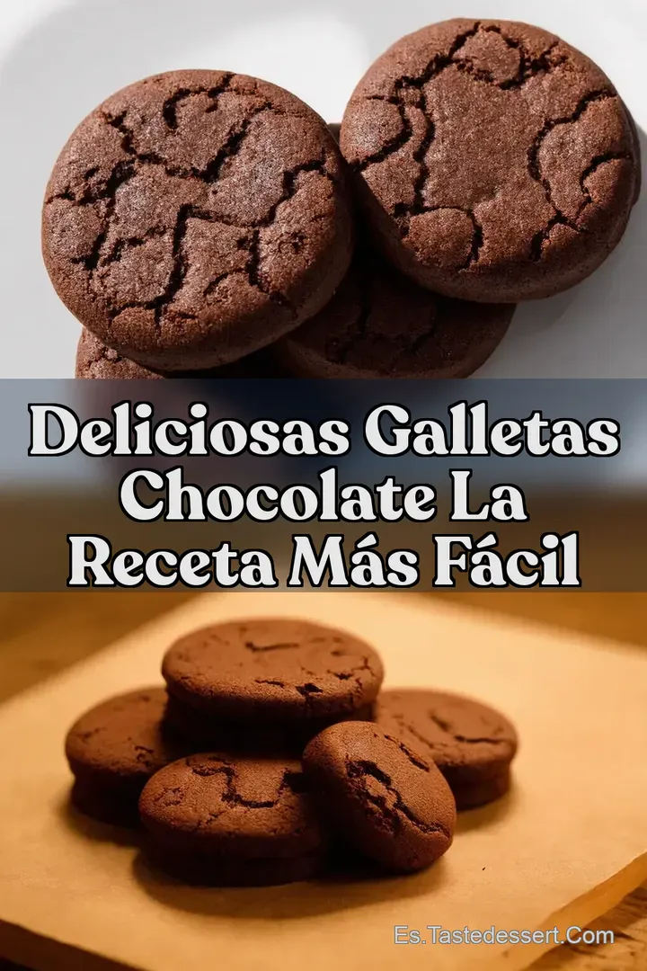 Deliciosas Galletas Chocolate La Receta M&aacute;s F&aacute;cil