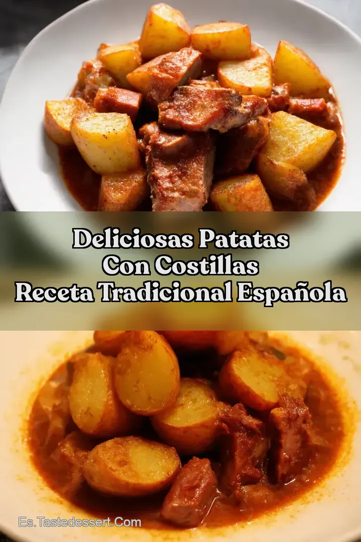 Deliciosas Patatas con Costillas Receta Tradicional Espa&ntilde;ola