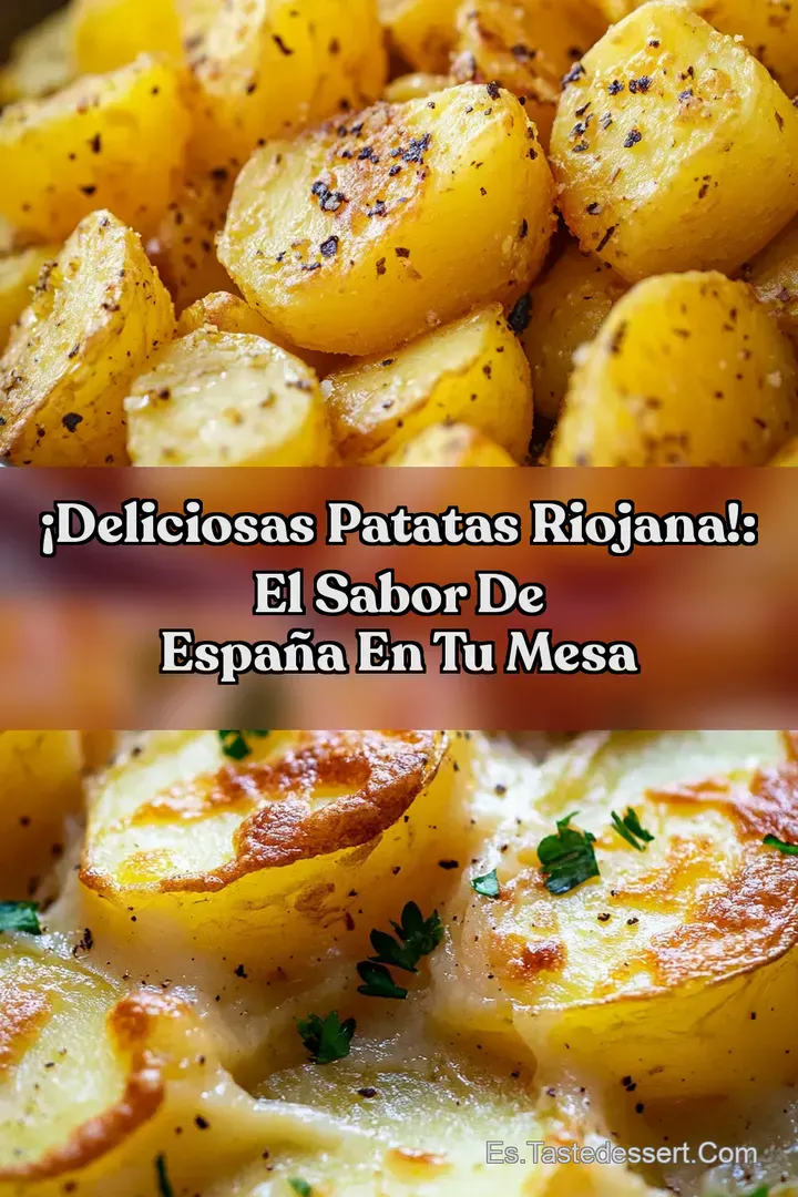 &iexcl;Deliciosas Patatas Riojana!: El Sabor de Espa&ntilde;a en tu Mesa