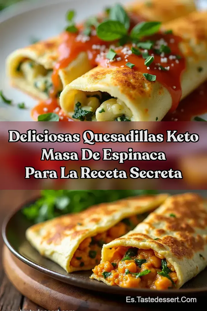 Deliciosas Quesadillas Keto Masa De Espinaca Para La Receta Secreta