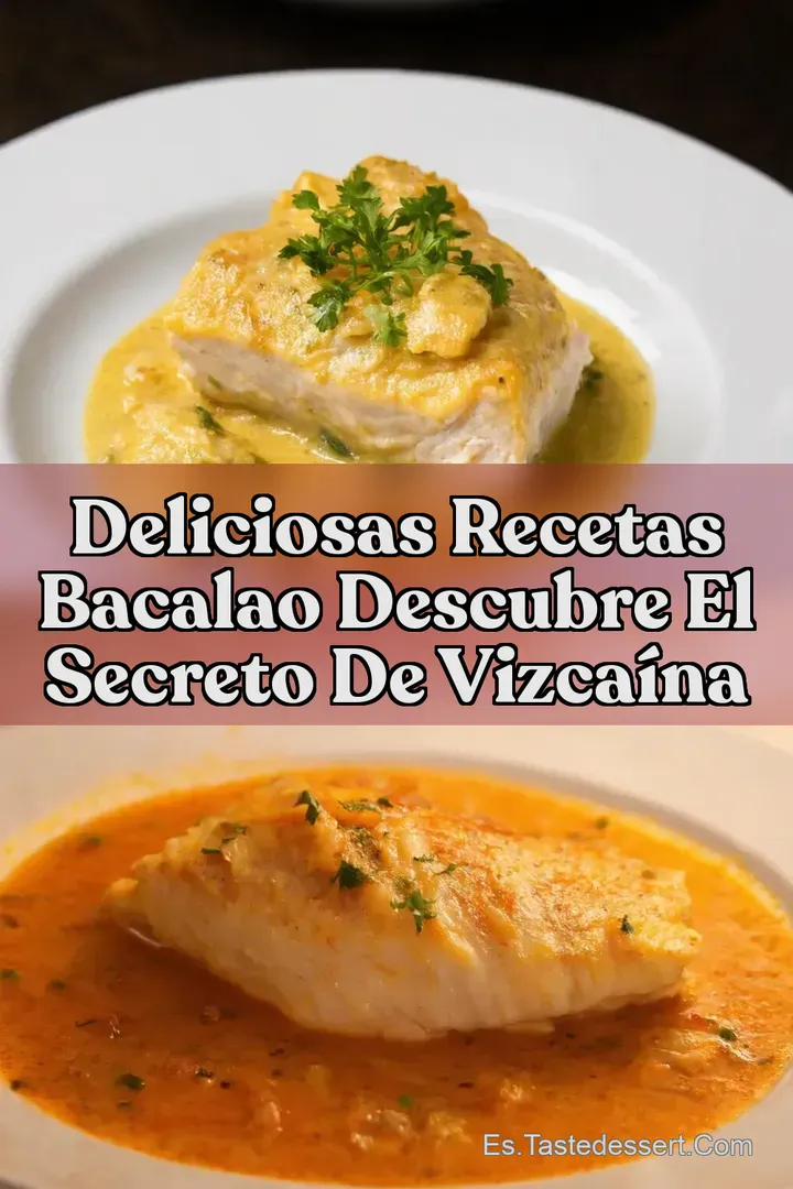 Deliciosas recetas bacalao Descubre el secreto de Vizca&iacute;na