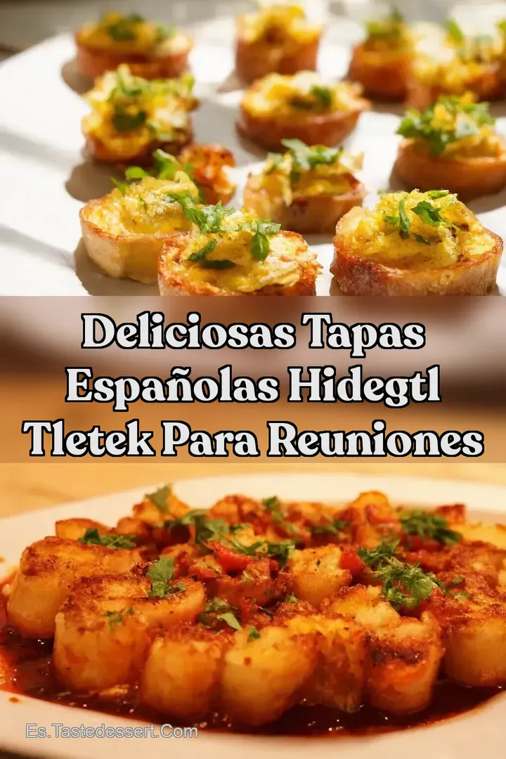 Deliciosas Tapas Espa&ntilde;olas Hidegtl Tletek para Reuniones