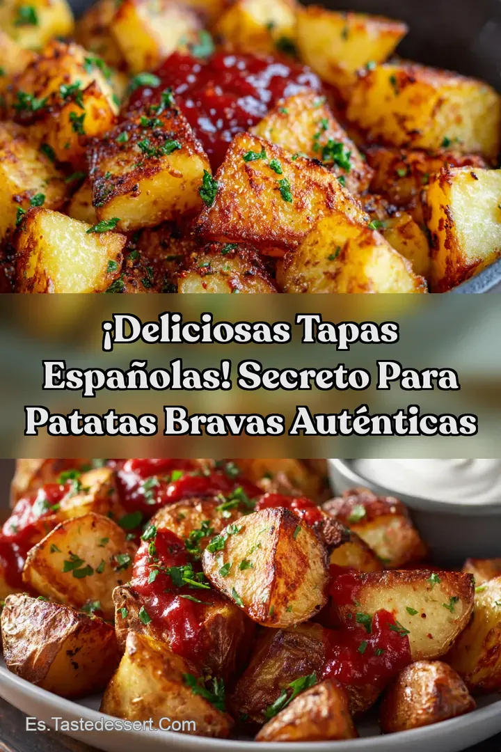 &iexcl;Deliciosas Tapas Espa&ntilde;olas! Secreto Para Patatas Bravas Aut&eacute;nticas