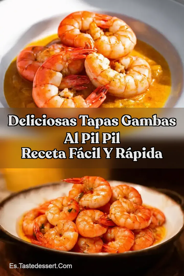 Deliciosas Tapas Gambas al Pil Pil Receta F&aacute;cil y R&aacute;pida