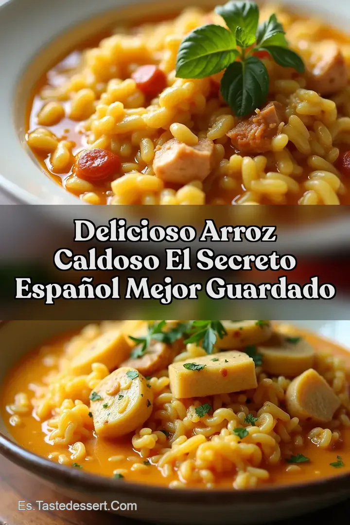Delicioso Arroz Caldoso El Secreto Espa&ntilde;ol Mejor Guardado
