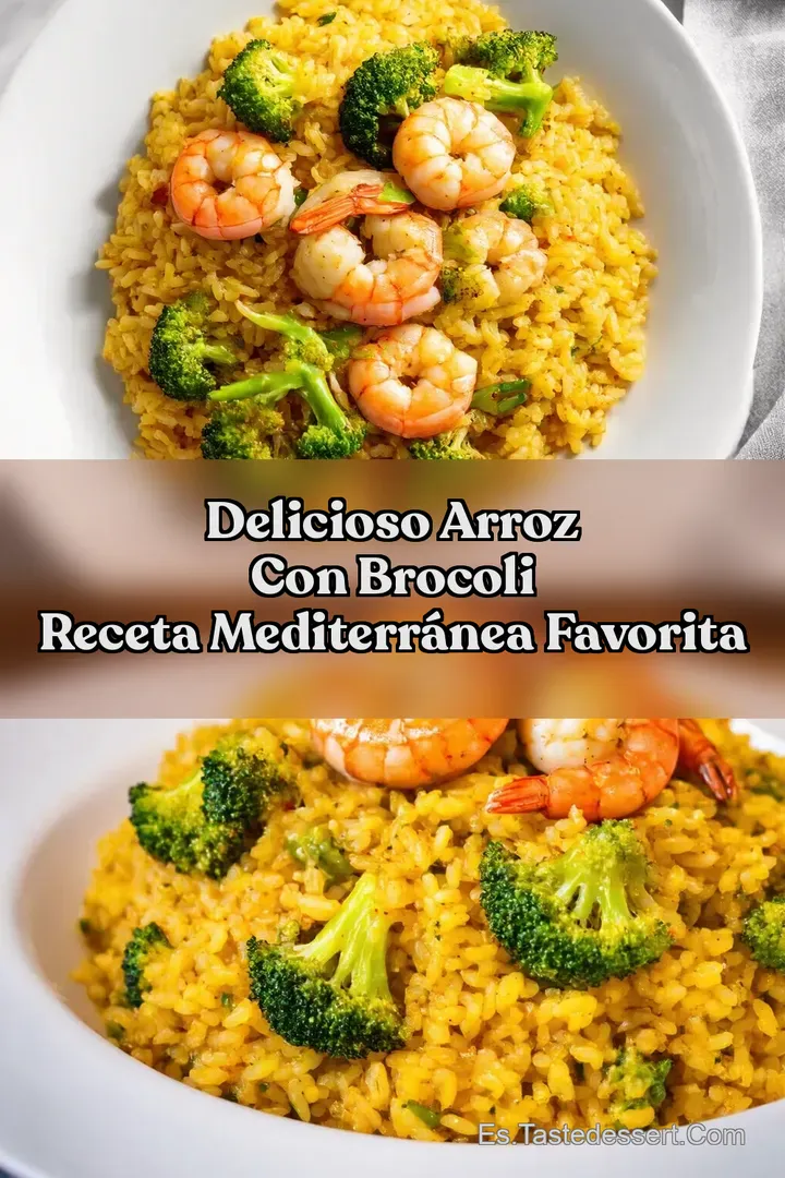 Delicioso Arroz Con Brocoli Receta Mediterr&aacute;nea Favorita