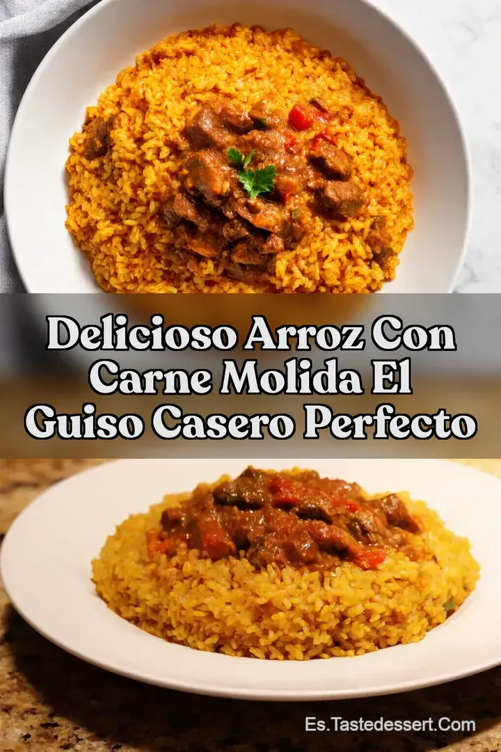 Delicioso Arroz con Carne Molida El Guiso Casero Perfecto