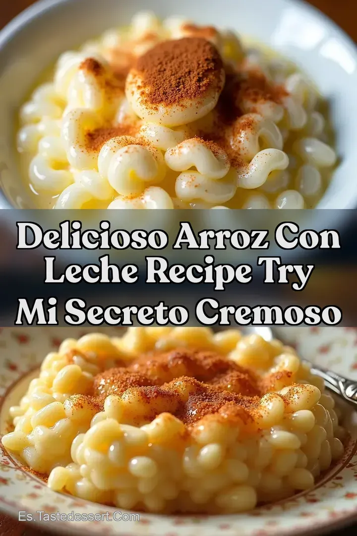 Delicioso Arroz con Leche Recipe Try Mi Secreto Cremoso