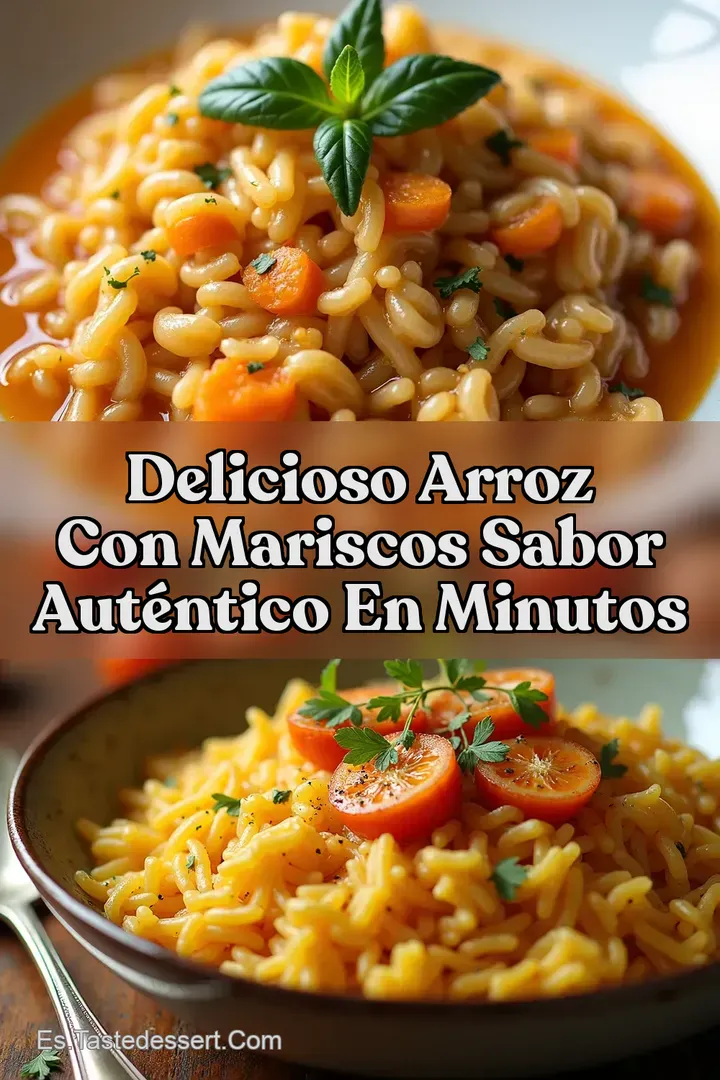 Delicioso Arroz Con Mariscos Sabor Aut&eacute;ntico en Minutos