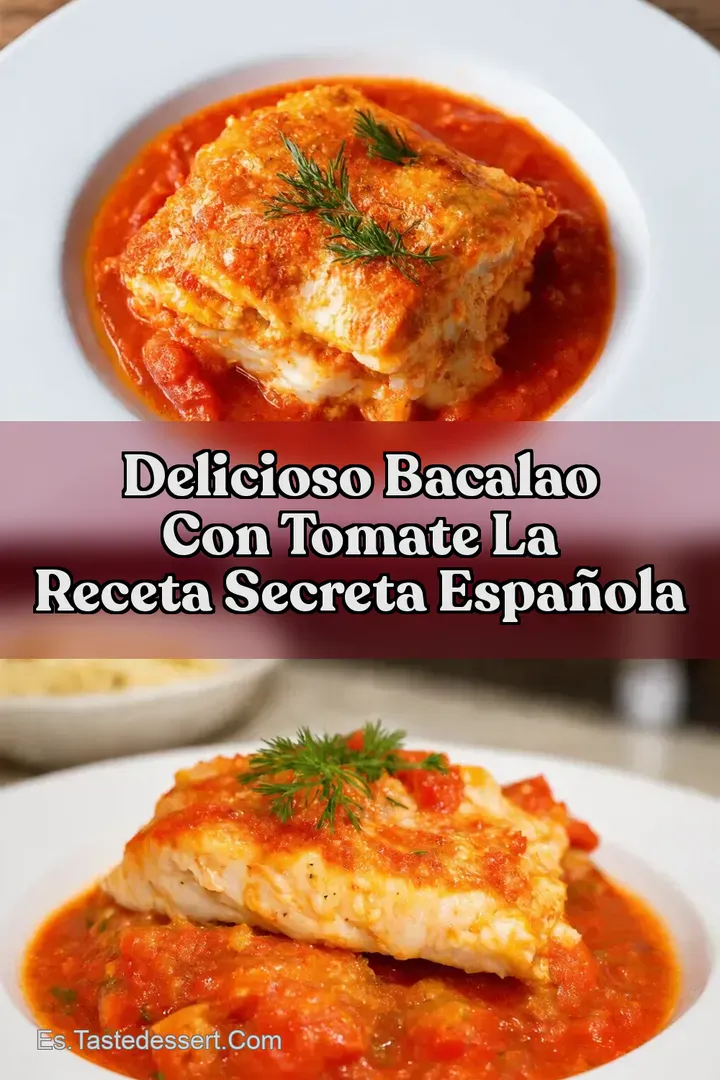 Delicioso Bacalao con Tomate La Receta Secreta Espa&ntilde;ola
