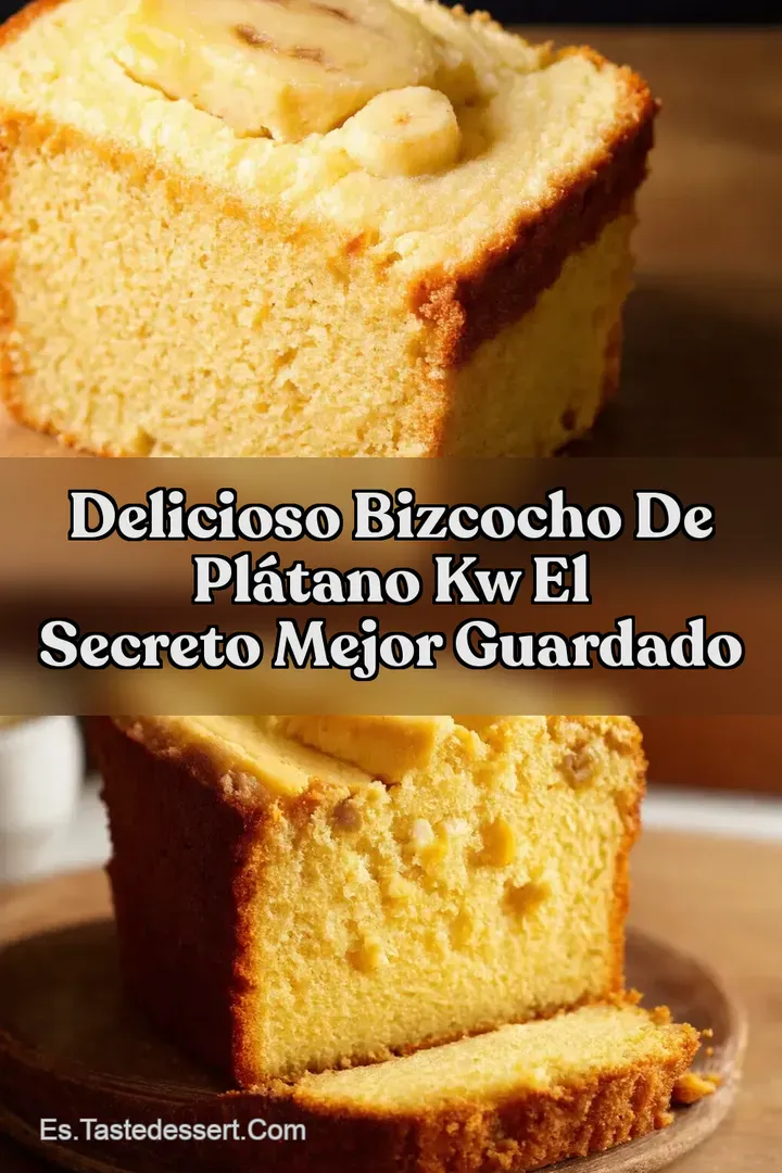 Delicioso Bizcocho de Pl&aacute;tano kw El Secreto Mejor Guardado