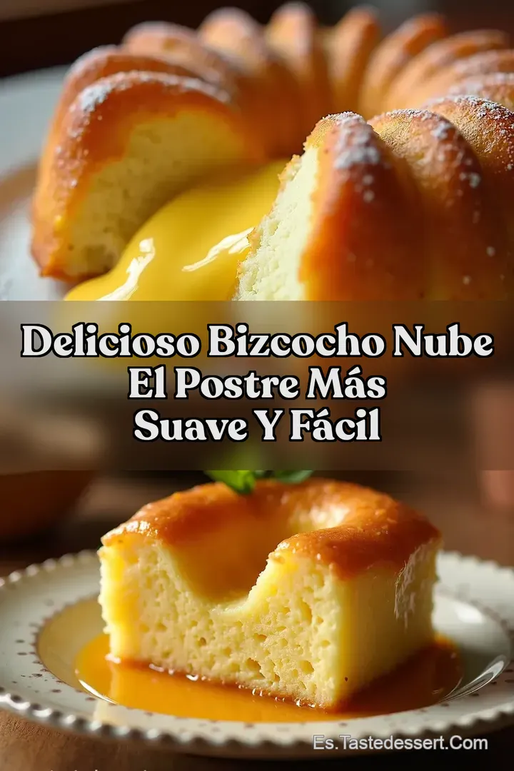 Delicioso Bizcocho Nube El Postre M&aacute;s Suave y F&aacute;cil