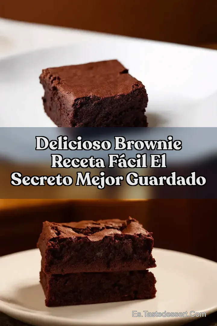 Delicioso Brownie Receta F&aacute;cil El Secreto Mejor Guardado