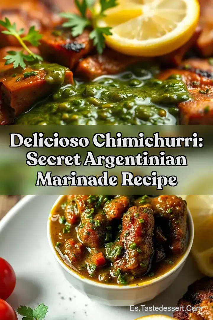 Delicioso Chimichurri: Secret Argentinian Marinade Recipe