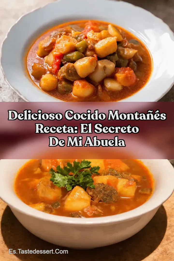 Delicioso Cocido Monta&ntilde;&eacute;s Receta: El Secreto de mi Abuela