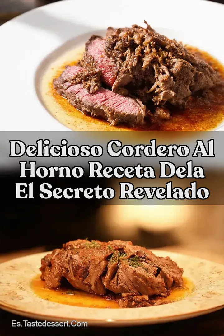 Delicioso cordero al horno receta dela El Secreto Revelado