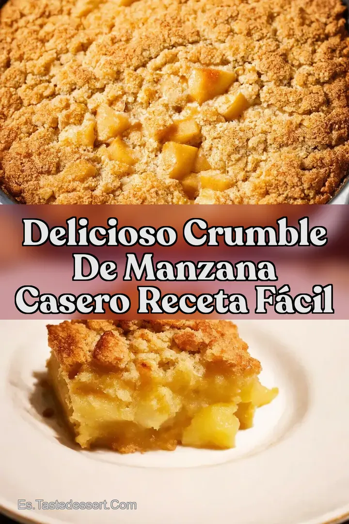 Delicioso Crumble de Manzana Casero Receta F&Aacute;CIL