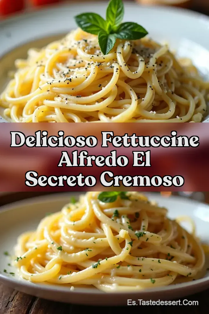 Delicioso Fettuccine Alfredo El Secreto Cremoso