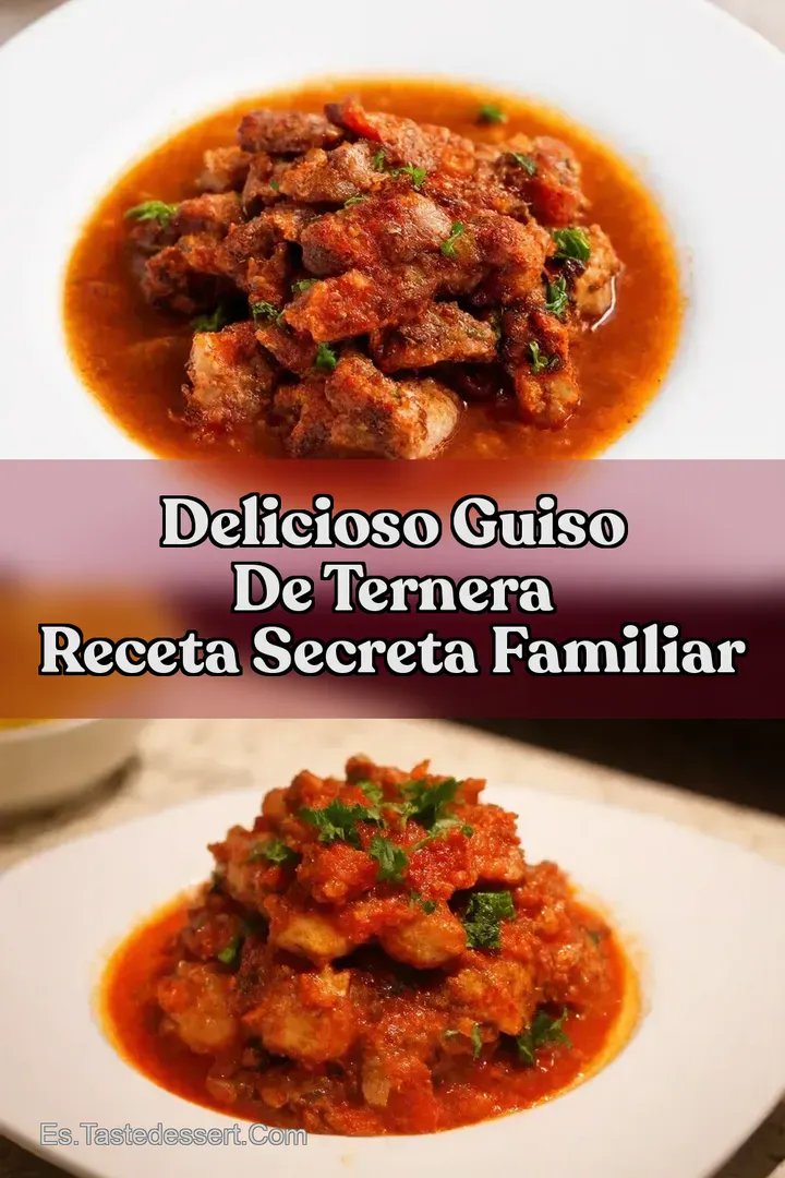 Delicioso Guiso de Ternera Receta Secreta Familiar