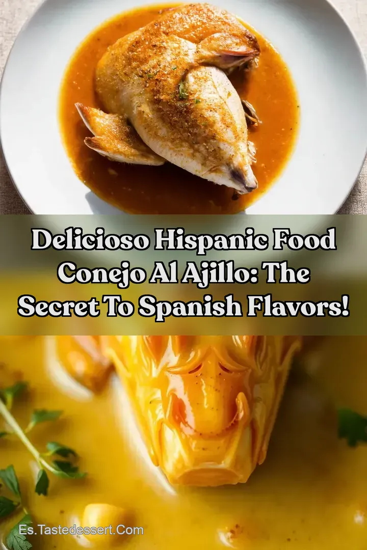 Delicioso Hispanic Food Conejo al Ajillo: The Secret to Spanish Flavors!