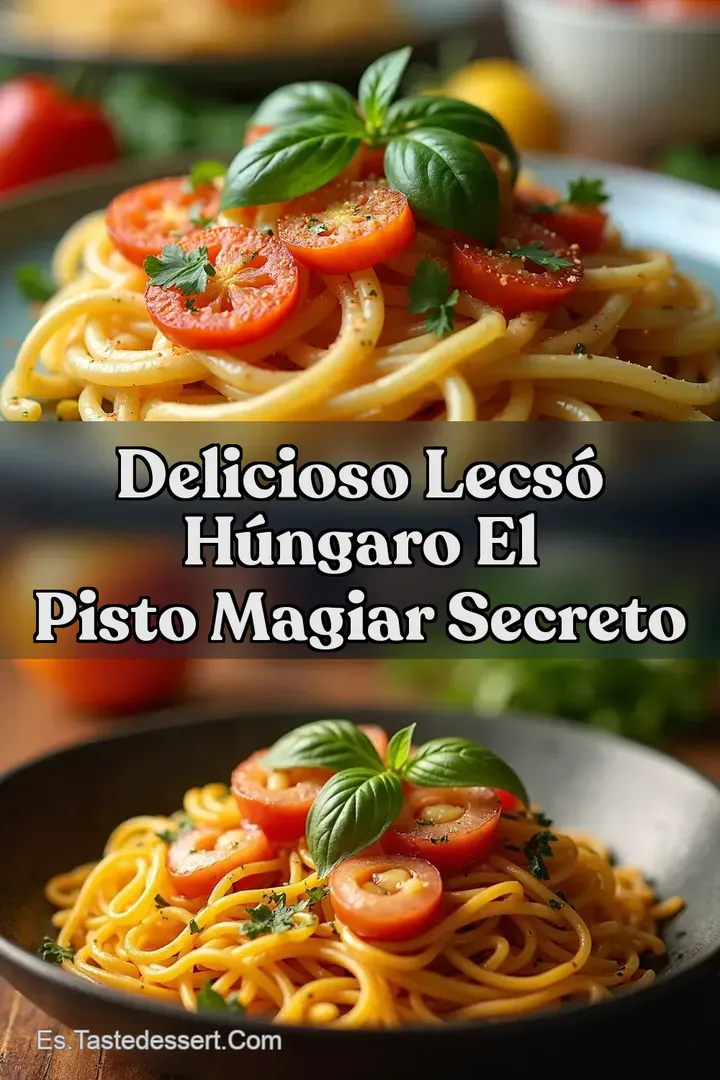 Delicioso Lecs&oacute; H&uacute;ngaro El Pisto Magiar Secreto