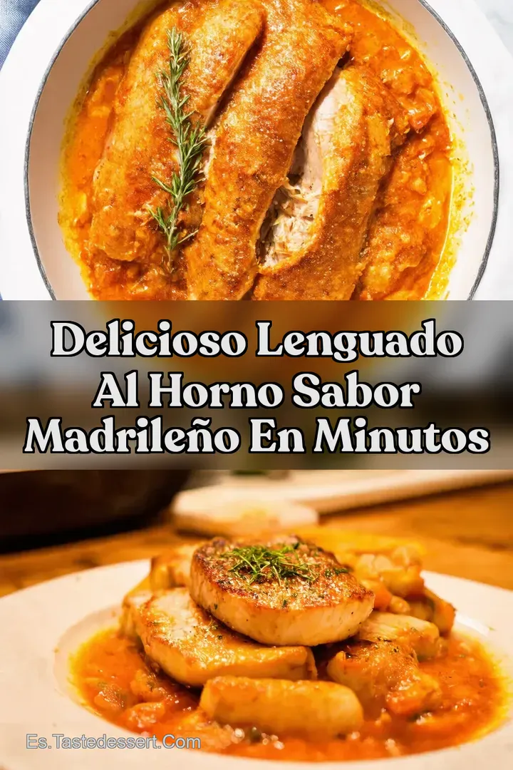 Delicioso Lenguado al Horno Sabor Madrile&ntilde;o en Minutos