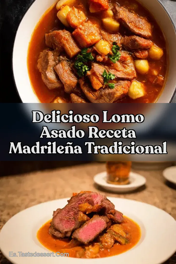 Delicioso Lomo Asado Receta Madrile&ntilde;a Tradicional