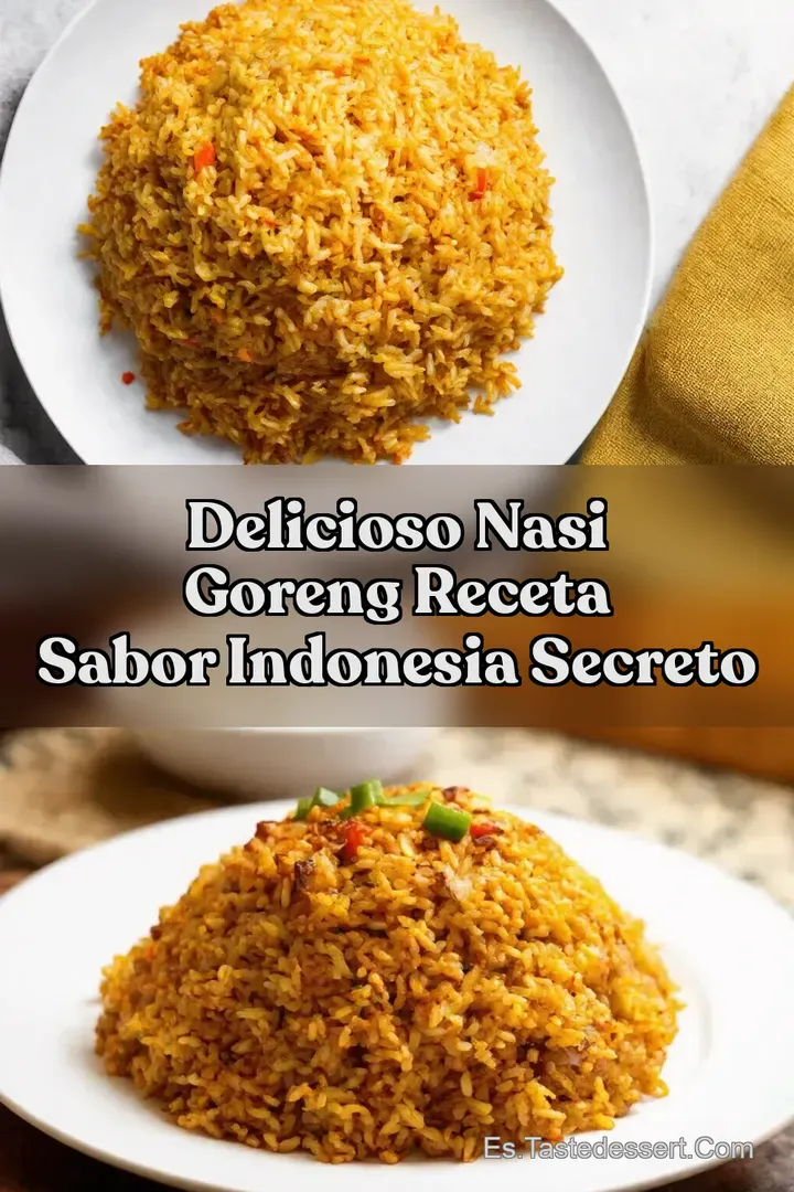 Delicioso Nasi Goreng Receta Sabor Indonesia Secreto