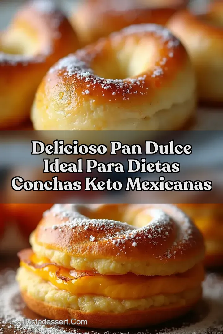 Delicioso Pan Dulce Ideal Para Dietas Conchas Keto Mexicanas