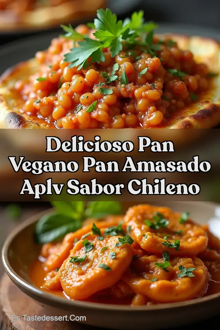 Delicioso Pan Vegano Pan Amasado APLV Sabor Chileno
